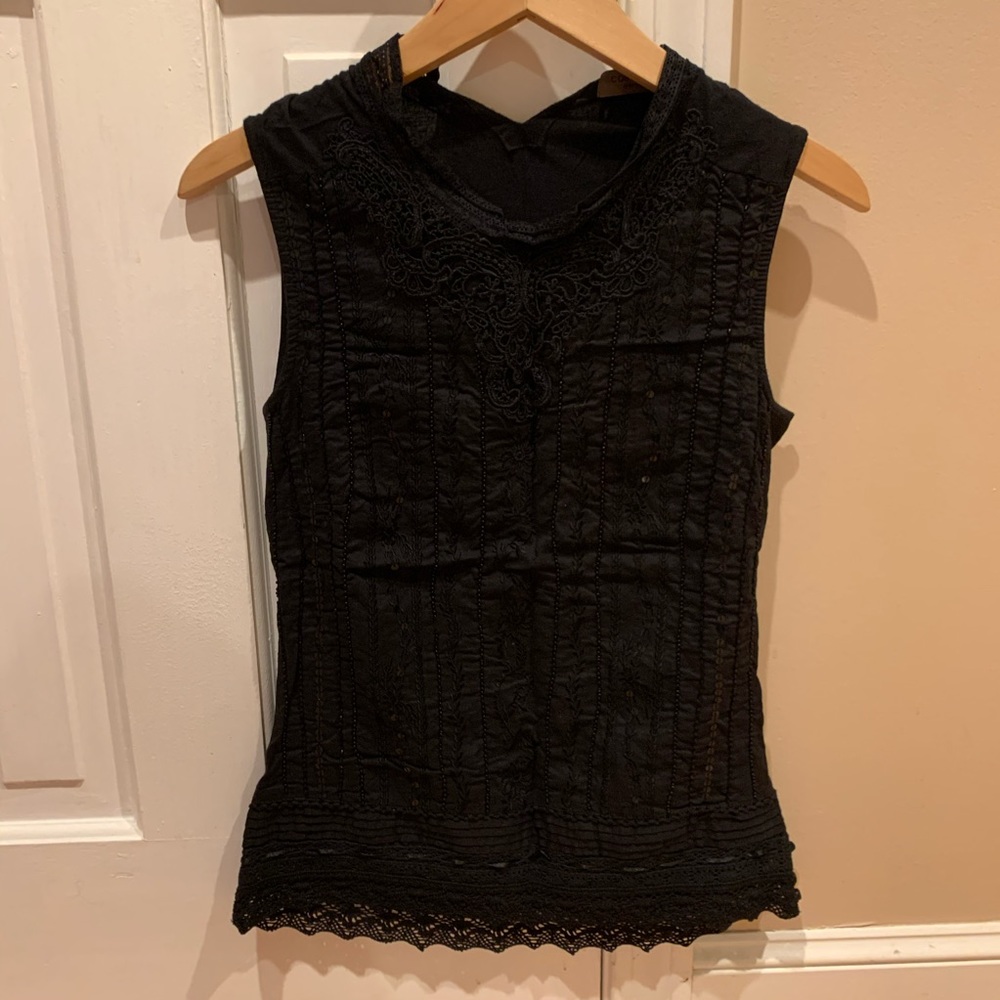 Embroidered top